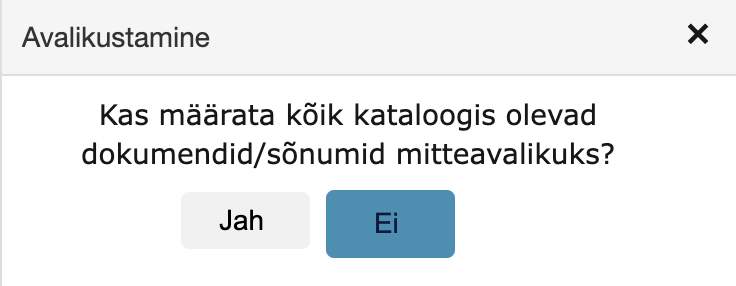 !Avalikust vaatest eemaldamise aken